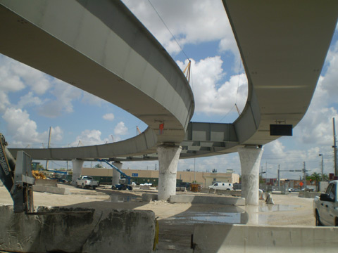 Miami intermodal Center Bridge - GlLF Construction